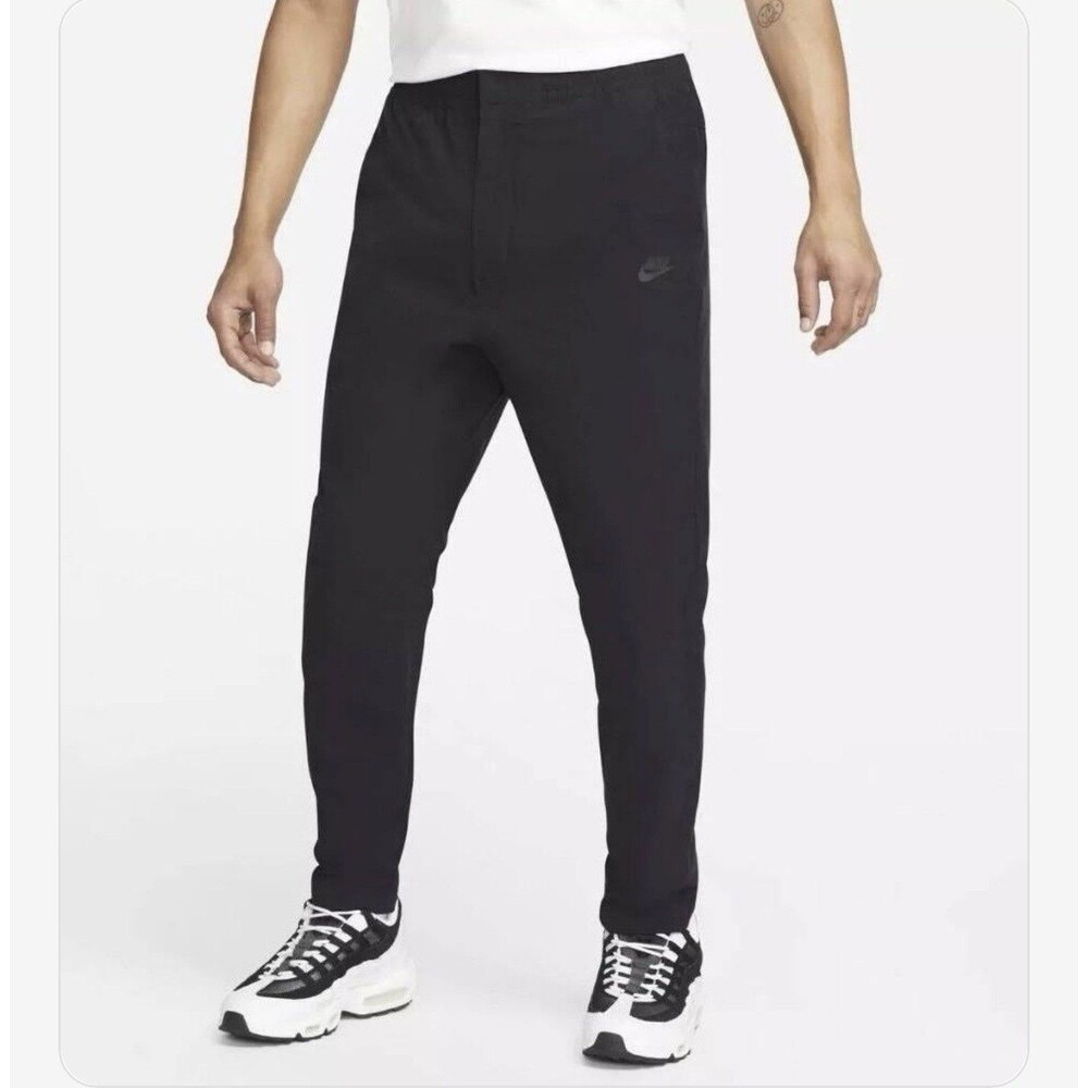 Nike Sportswear Commuter Tapered Leg Standard Fit Pants Mens (S) Black